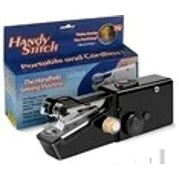 Handheld Sewing Machine, Portable Mini Cordless Electric Stitch Tool Black - Picture 1 of 2